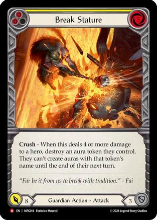 Break Stature (MPG014) - Mastery Pack Guardian Rainbow Foil
