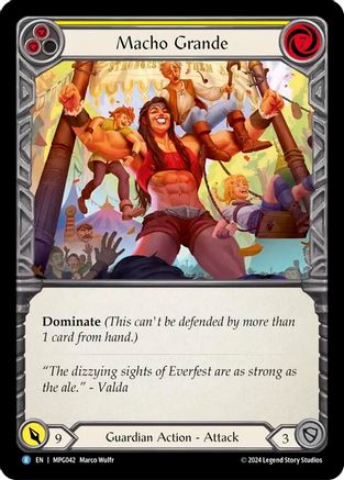 Macho Grande (Yellow) (MPG042) - Mastery Pack Guardian Rainbow Foil