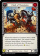 Clash of Mountains (Red) (MPG061)  Rainbow Foil