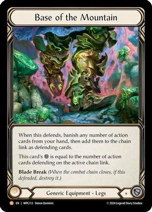 Base of the Mountain (MPG113) - Mastery Pack Guardian Rainbow Foil