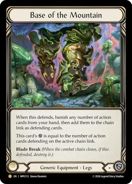 Base of the Mountain Rainbow Foil