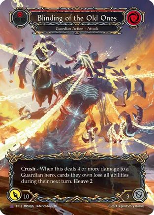 Blinding of the Old Ones (Marvel) (MPG026) - Mastery Pack Guardian Cold Foil