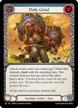 Daily Grind (MPG022) - Mastery Pack Guardian Rainbow Foil