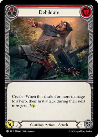 Debilitate (Red) (BDD007) - Welcome Deck Bravo