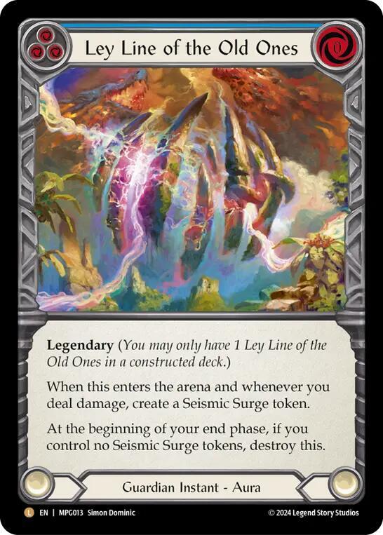 Ley Line of the Old Ones Rainbow Foil