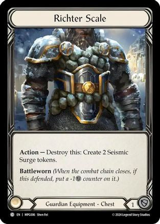 Richter Scale (MPG006) - Mastery Pack Guardian