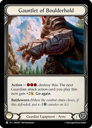 Gauntlet of Boulderhold (MPG007) - Mastery Pack Guardian Cold Foil