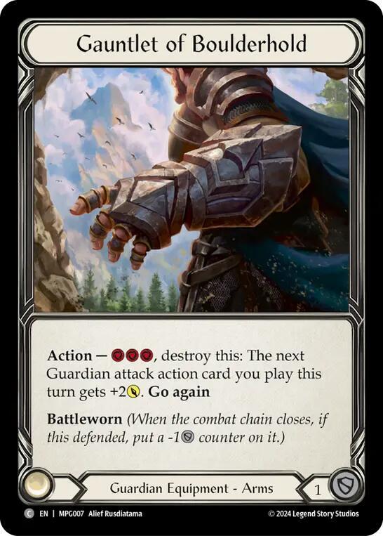 Gauntlet of Boulderhold Cold Foil