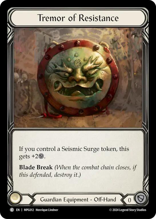 Tremor of Resistance Cold Foil