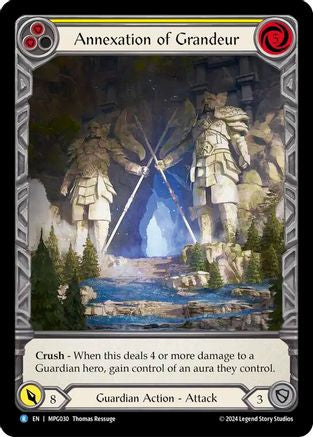 Annexation of Grandeur (Extended Art) (MPG030) - Mastery Pack Guardian Rainbow Foil