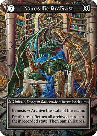 Kairos the Archivist (Foil)  - Dragonlord Foil