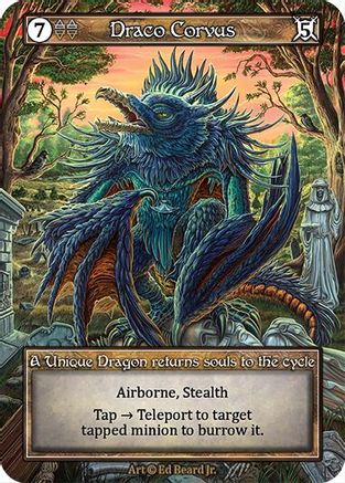 Draco Corvus (Foil)  - Dragonlord Foil