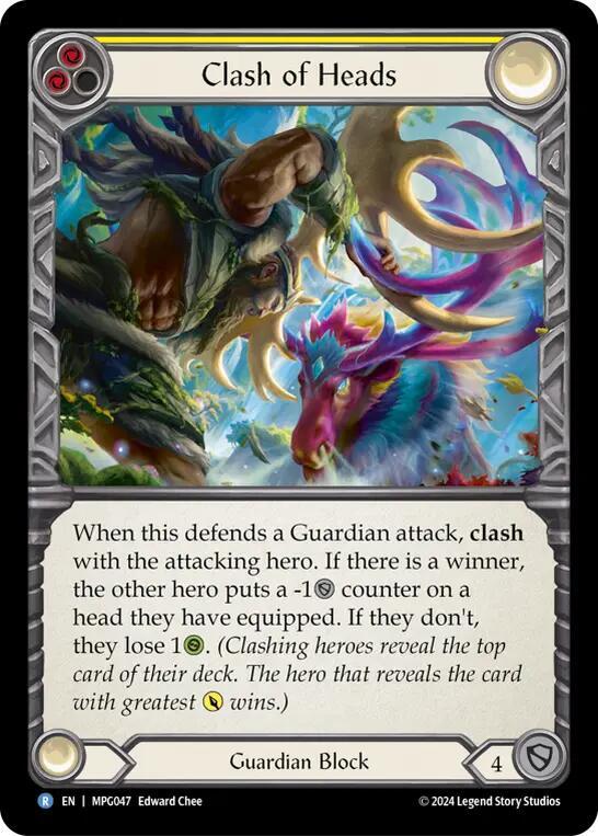 Clash of Heads Rainbow Foil