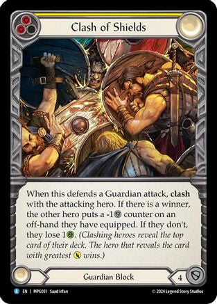 Clash of Shields (MPG051) - Mastery Pack Guardian Rainbow Foil