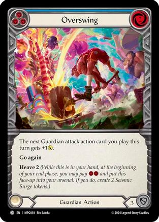 Overswing (Blue) (MPG093) - Mastery Pack Guardian Rainbow Foil