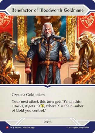 Benefactor of Bloodworth Goldmane (SMP008) - Smash Palace