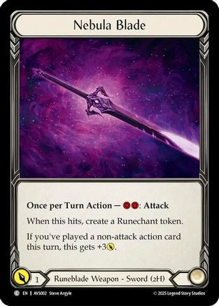 Nebula Blade (AVS002) - Armory Deck: Legends Viserai