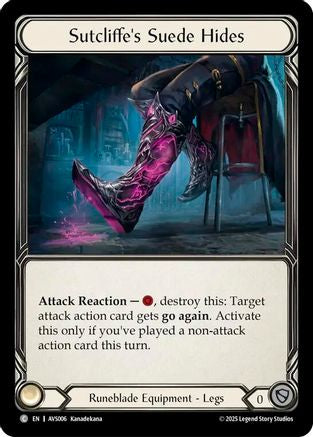 Sutcliffe's Suede Hides (AVS006) - Armory Deck: Legends Viserai