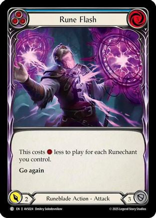 Rune Flash (Blue) (AVS024) - Armory Deck: Legends Viserai