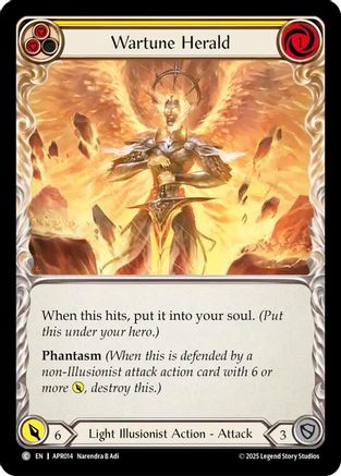 Wartune Herald (Yellow) (APR014) - Armory Deck: Legends Prism