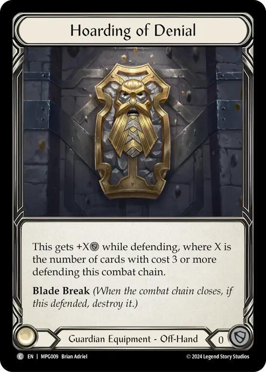 Hoarding of Denial Cold Foil