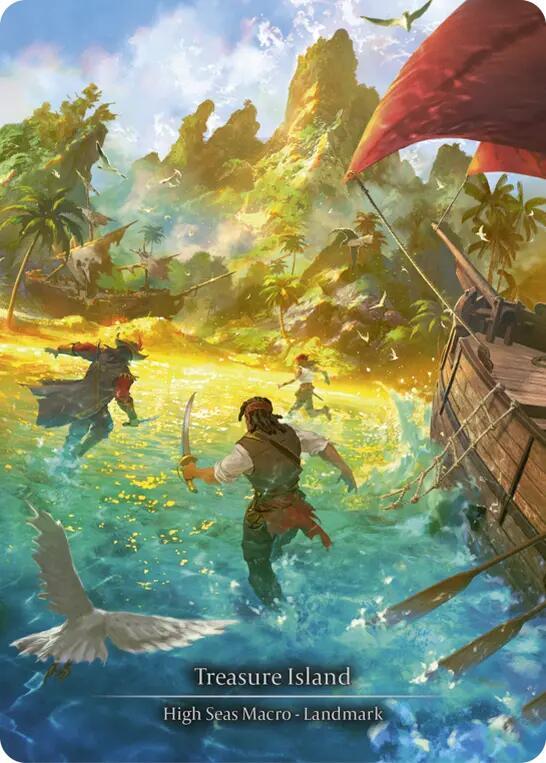 Treasure Island Cold Foil Promo
