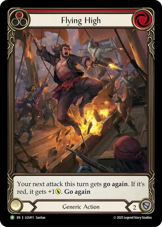 Flying High (Red) Rainbow Foil Promo