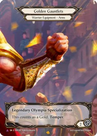 Golden Gauntlets (Marvel) (SUP249) - Super Slam Cold Foil