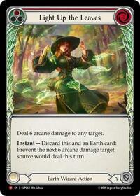 Light Up the Leaves (Red) Rainbow Foil