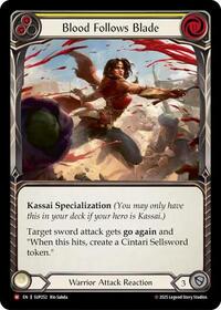 Blood Follows Blade Rainbow Foil