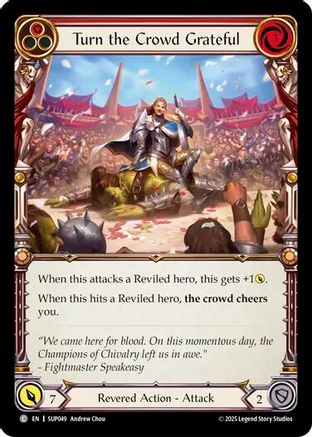 Turn the Crowd Grateful (Red) (SUP049) - Super Slam