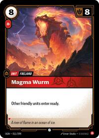 Magma Wurm Rainbow Foil