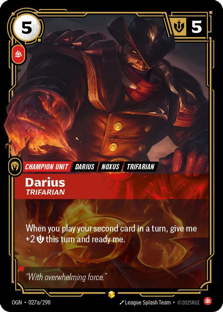 Darius Trifarian Alternate Art