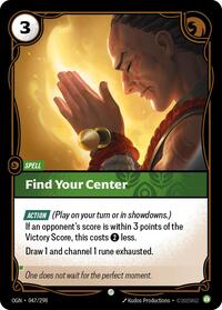 Find Your Center Rainbow Foil