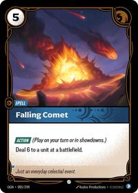 Falling Comet Rainbow Foil