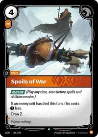 Spoils of War Rainbow Foil