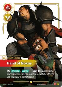 Darius Hand of Noxus Showcase Alternate Art