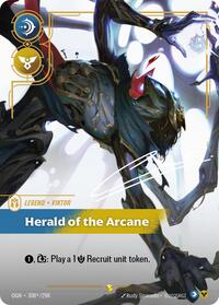 Viktor Herald of the Arcane Signed Alternate Art