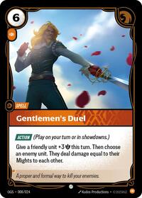 Gentlemen's Duel Proving Grounds Riftbound