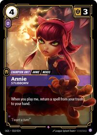 Annie - Stubborn Proving Grounds Riftbound