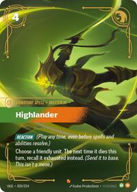 Highlander Proving Grounds Riftbound