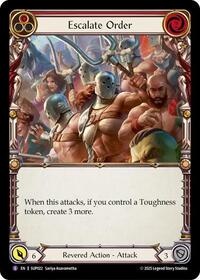 Escalate Order Rainbow Foil