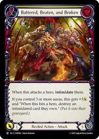Battered, Beaten, and Broken Rainbow Foil