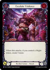 Escalate Violence Rainbow Foil