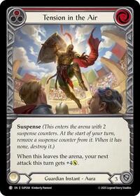 Tension in the Air (Red) Rainbow Foil
