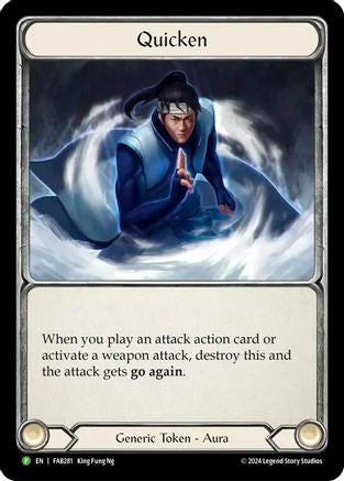 Quicken - FAB281 (FAB281) - Flesh and Blood: Promo Cards Cold Foil