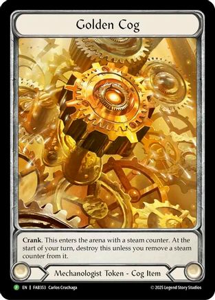 Golden Cog - FAB353 (FAB353) - Flesh and Blood: Promo Cards Cold Foil