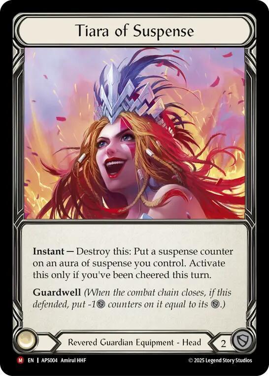 Tiara of Suspense Rainbow Foil Armory Deck