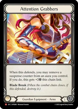 Attention Grabbers (APS006) - Armory Deck: Pleiades Rainbow Foil