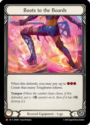 Boots to the Boards (APS007) - Armory Deck: Pleiades Rainbow Foil